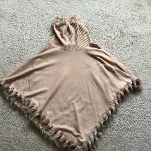 Beige/brown adorable Poncho!!!
